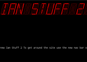 My stupidly old site!
